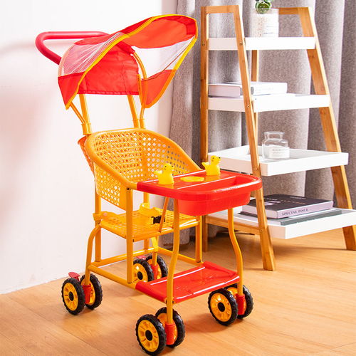 嬰兒車推車輕便外出寶寶推車藤編嬰兒藤椅小推車兒童