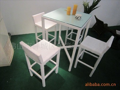 【工廠(chǎng)直銷(xiāo)藤椅/酒店酒吧家具/仿藤吧臺(tái)吧椅 白色坐墊】?jī)r(jià)格,廠(chǎng)家,圖片,成套家具,李積廣-